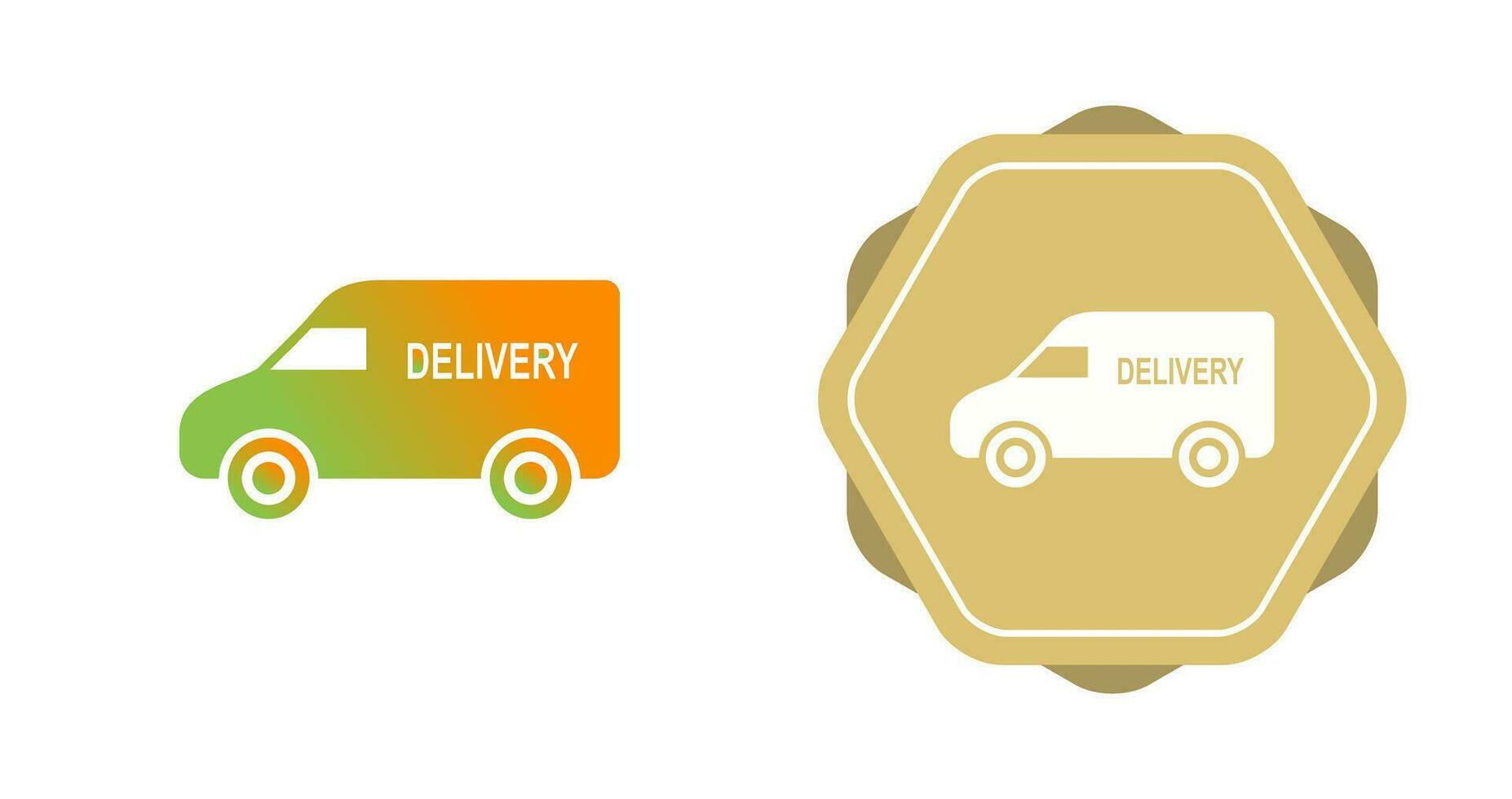 Delivery Car Vector Icon