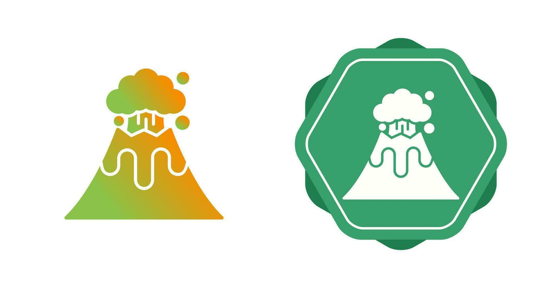 Volcano Vector Icon