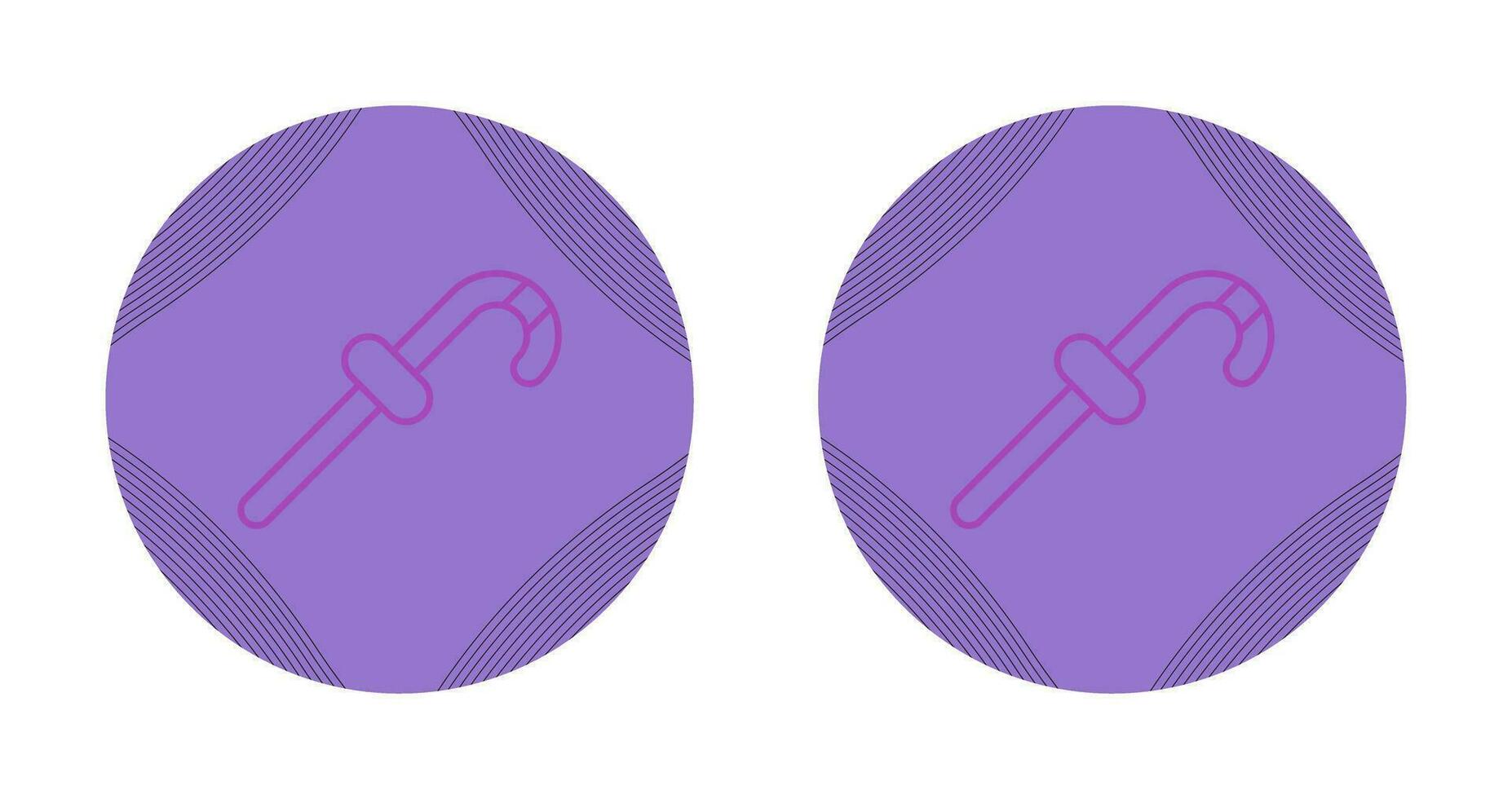 Walking Stick Vector Icon