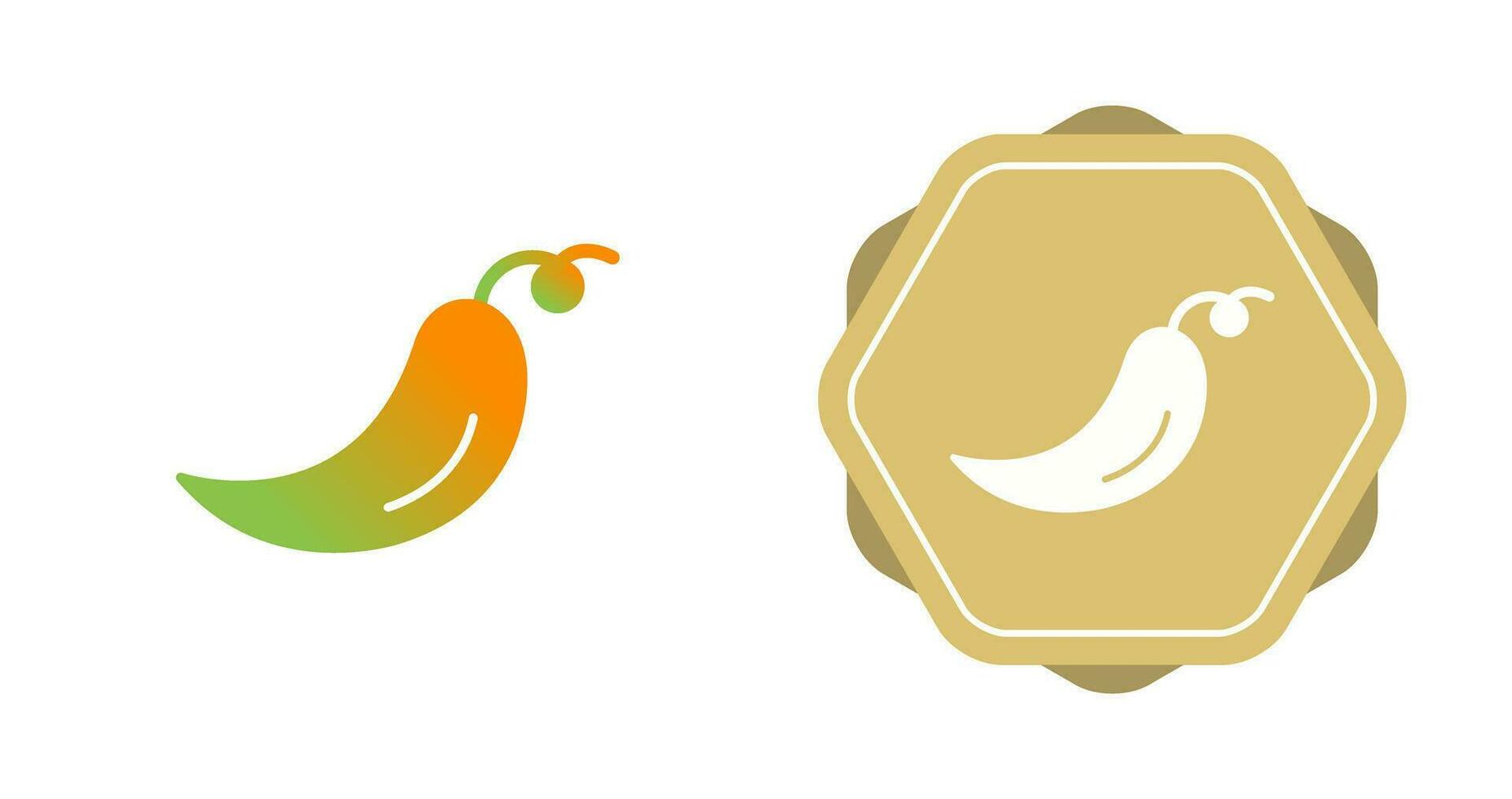 Chilli Vector Icon