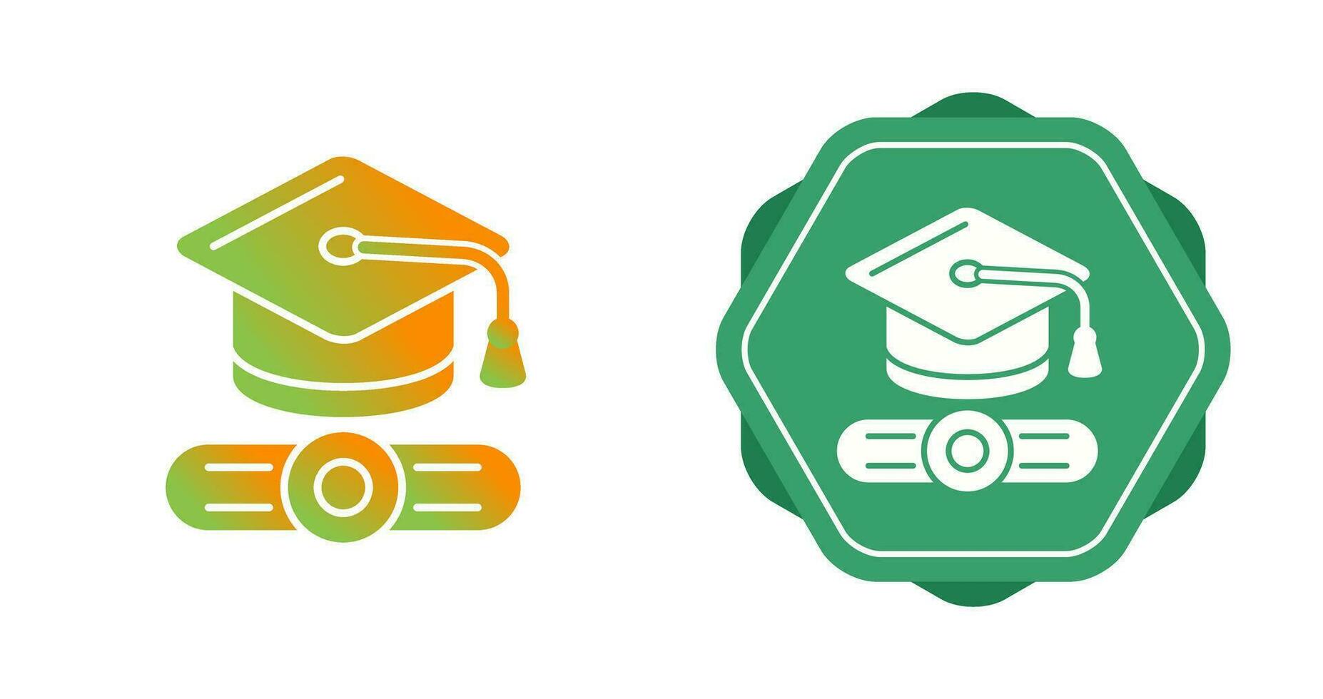 Graduated Vector Icon