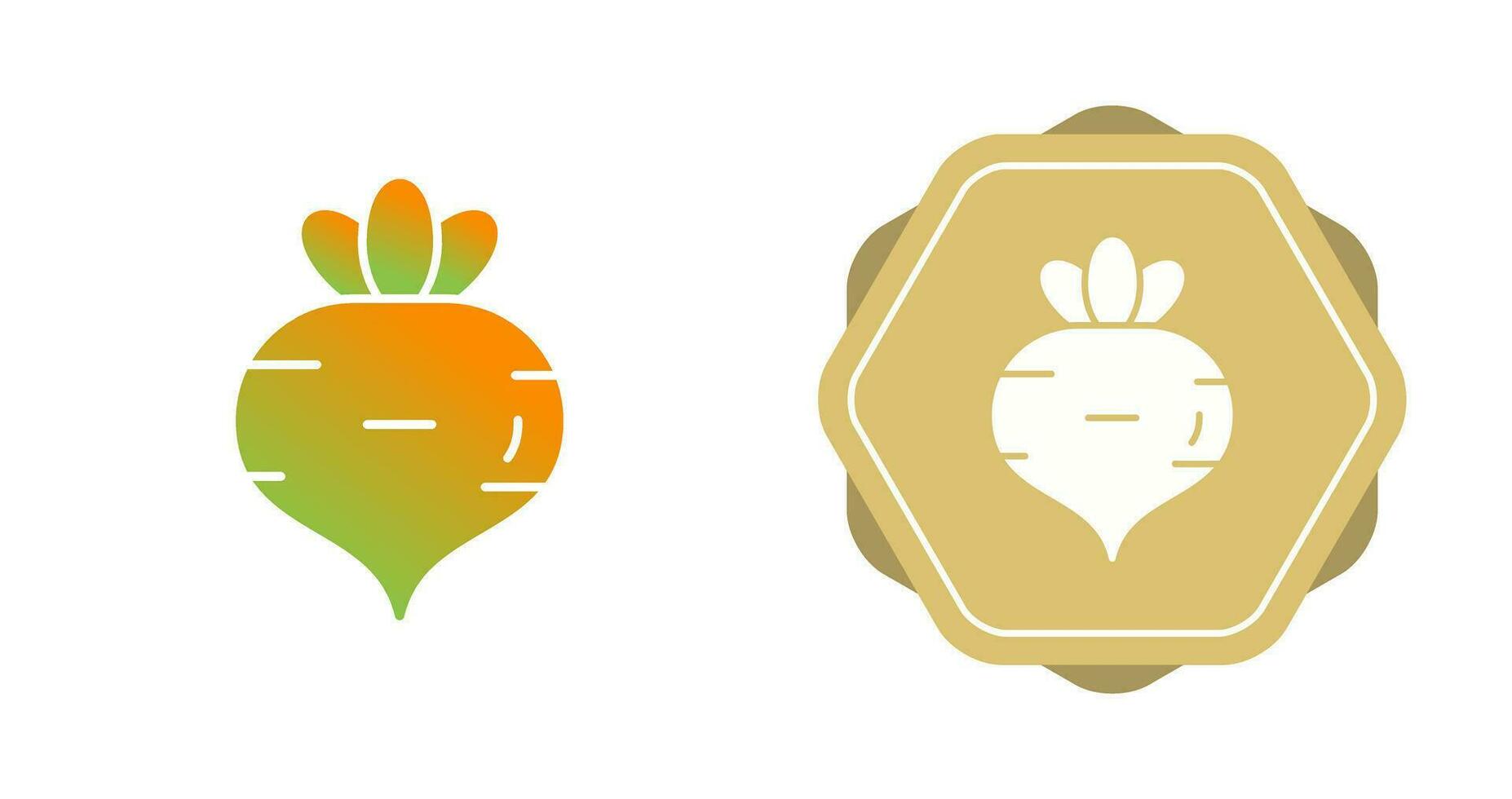 Turnip Vector Icon