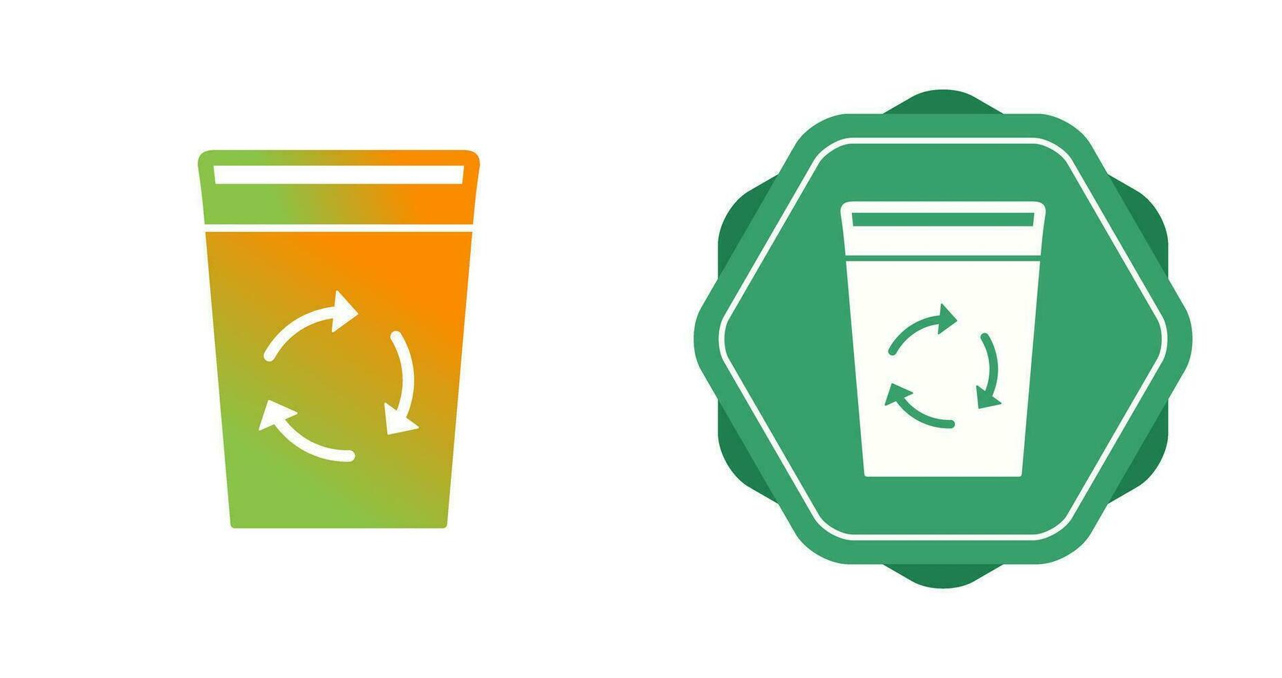 Recycle Bin Vector Icon