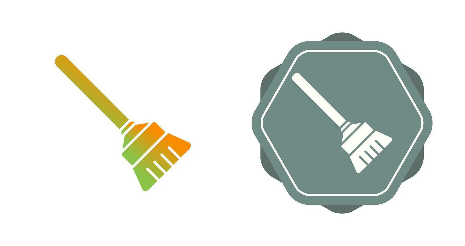 Broom Vector Icon