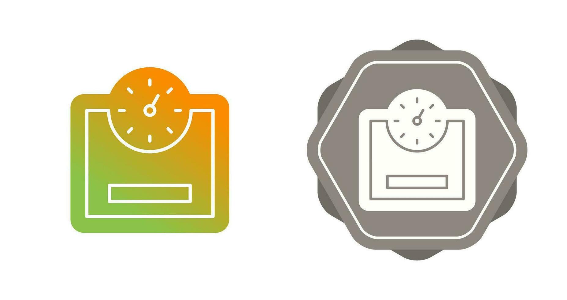 Weight Machine Vector Icon