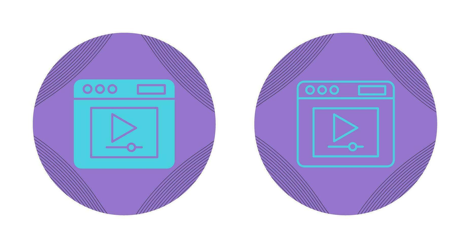 Video Player Vector Icon