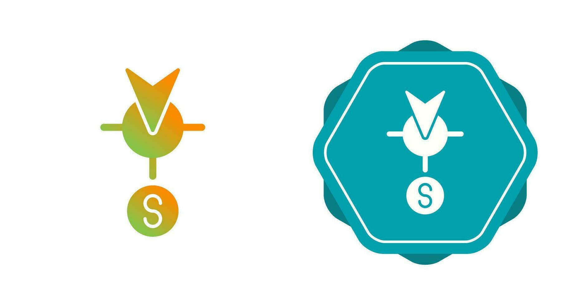 South Vector Icon