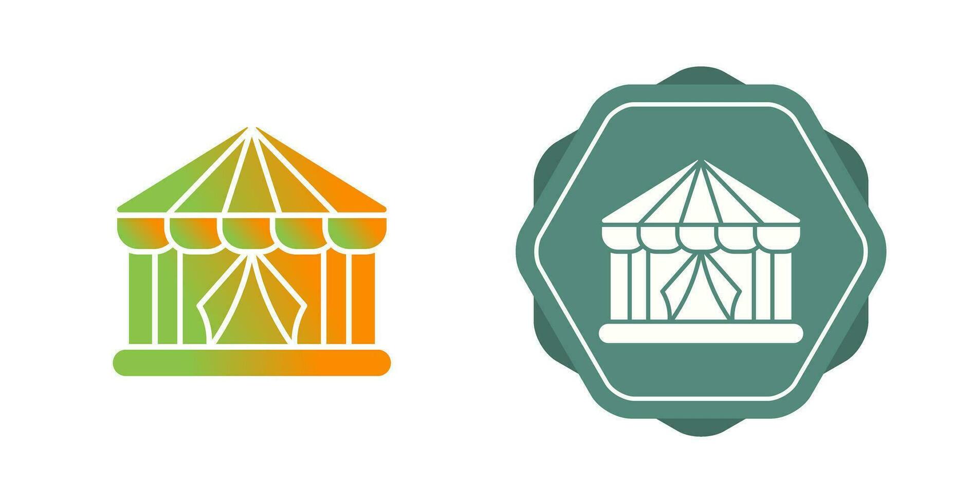 Circus Tent Vector Icon