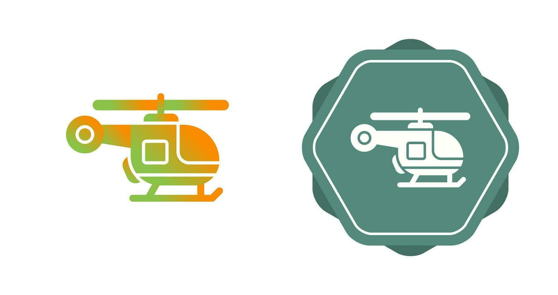 icono de vector de helicóptero