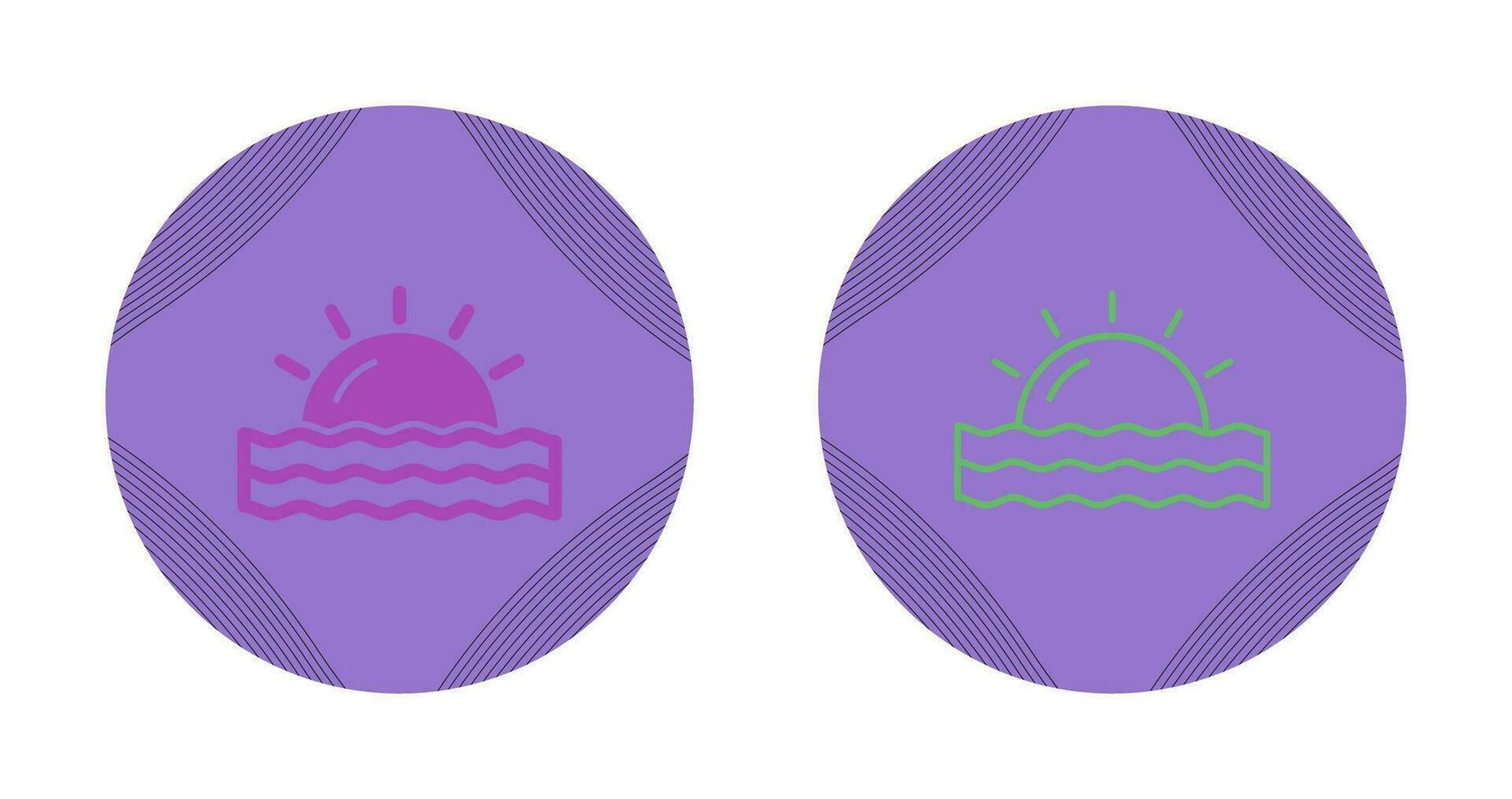 Sunset Vector Icon