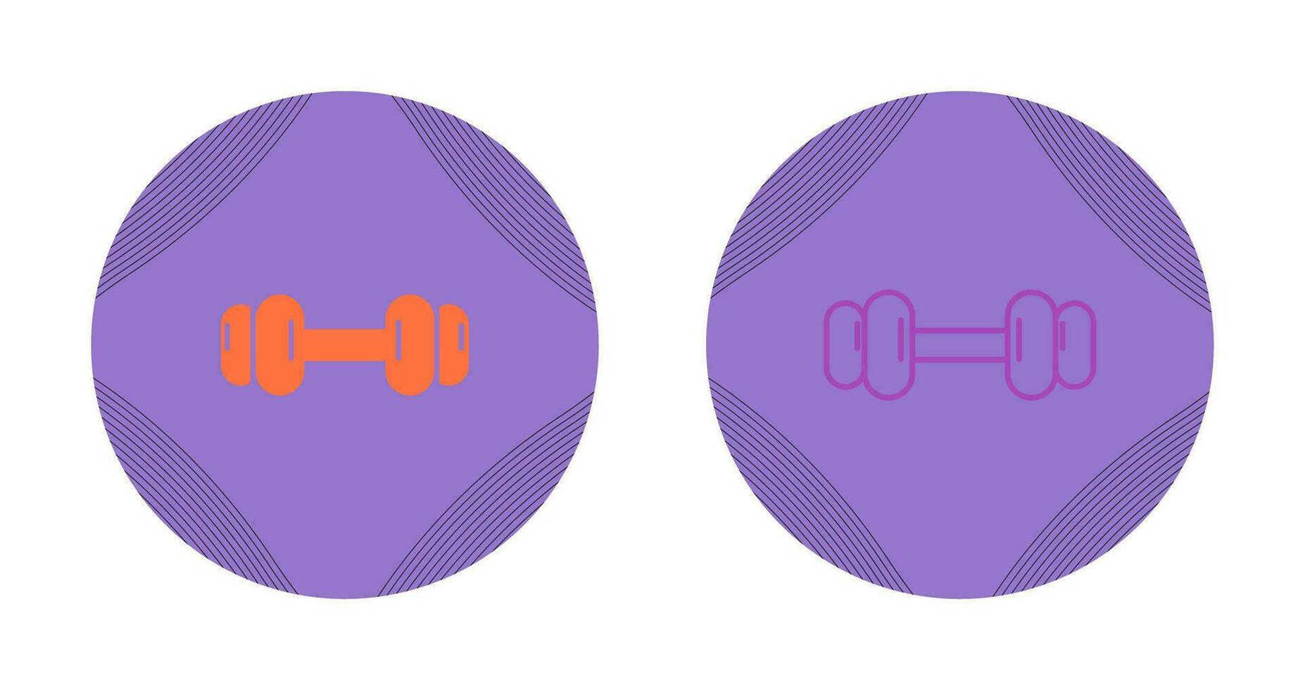 Dumbbells Vector Icon