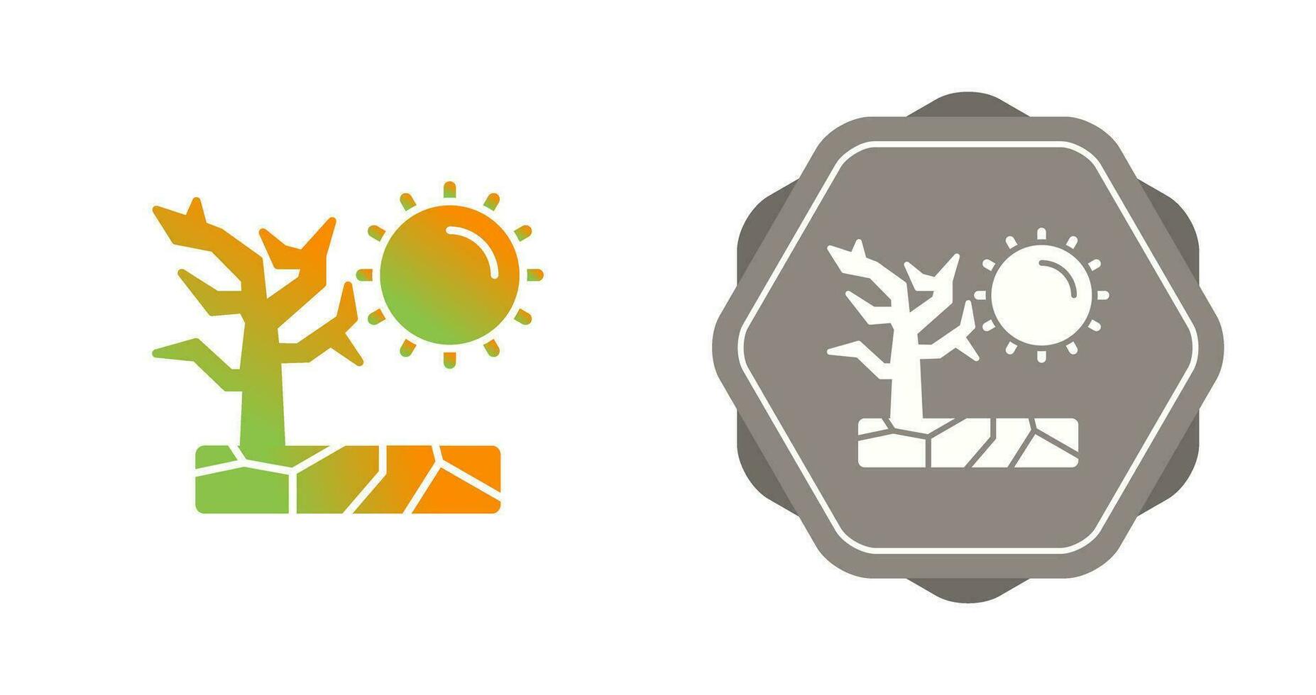 Drought Vector Icon