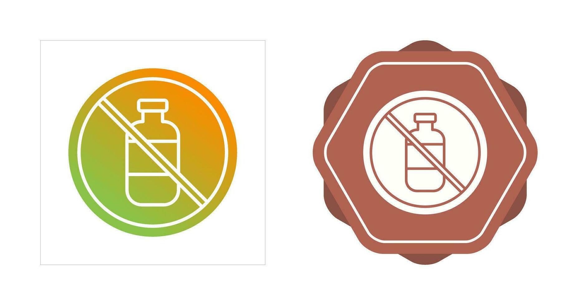 No Liquids Vector Icon