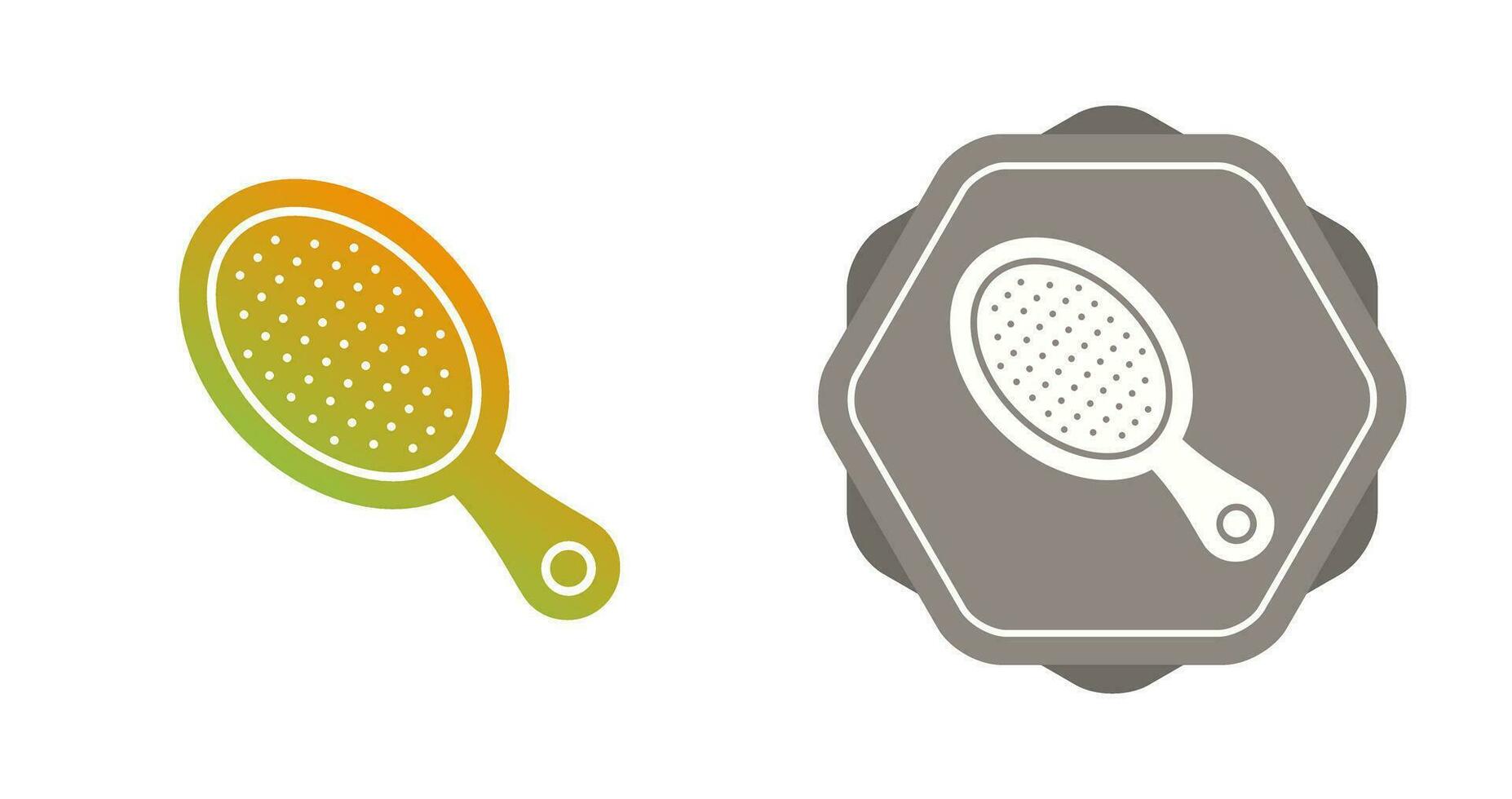 Hair Brush Vector Icon