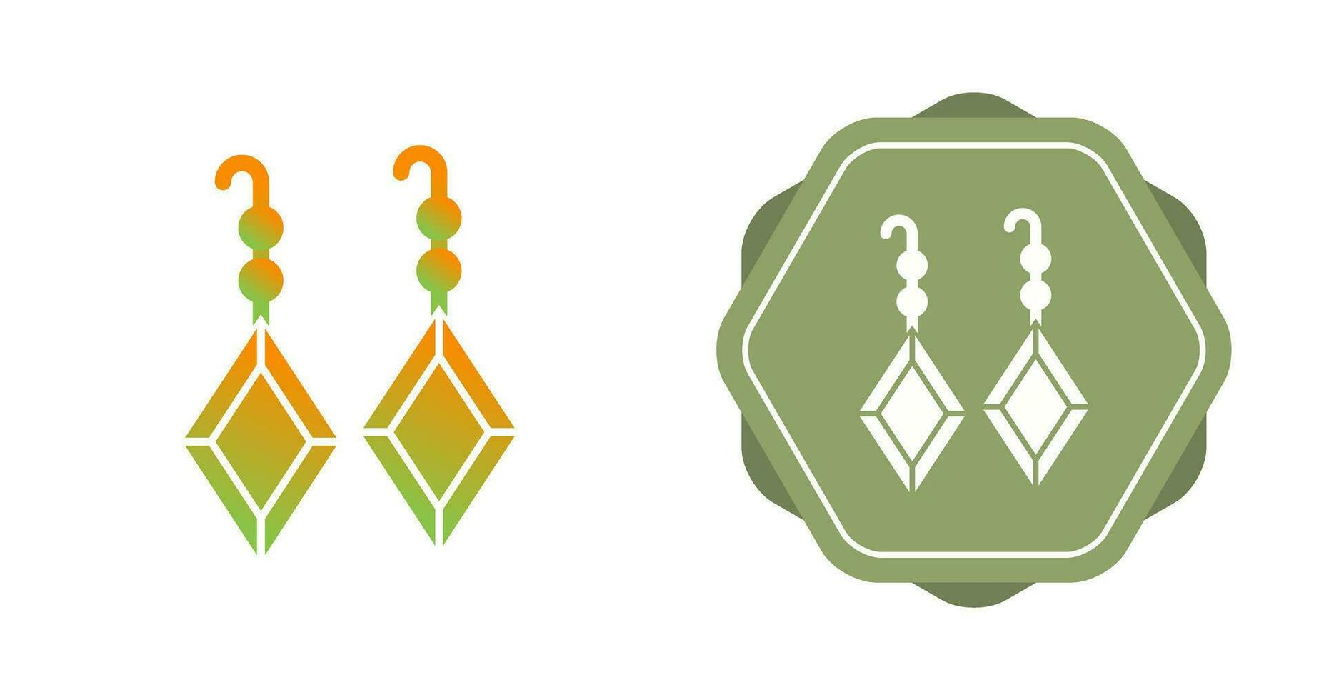 Earrings Vector Icon