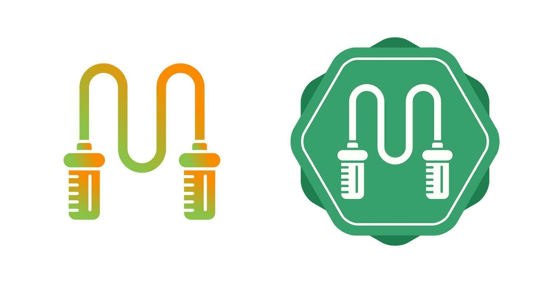 Jumping Rope Vector Icon