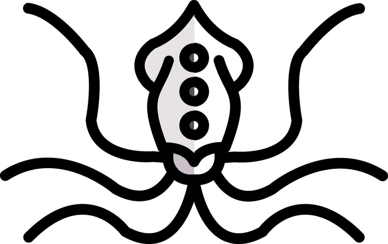 Squid Vector Icon Design