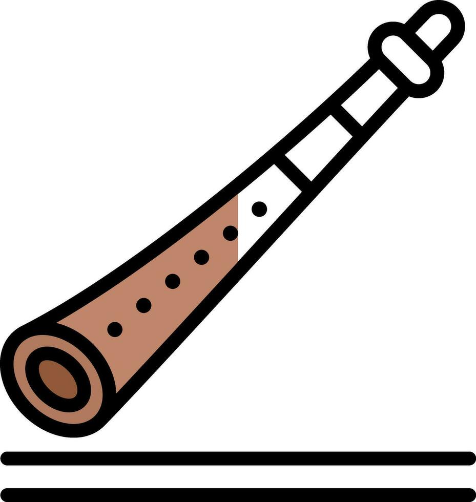 shakuhachi vector icono diseño