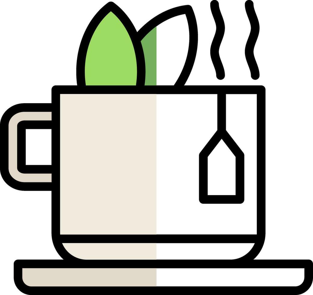 matcha té vector icono diseño