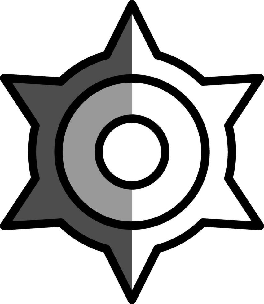 Shuriken Vector Icon Design