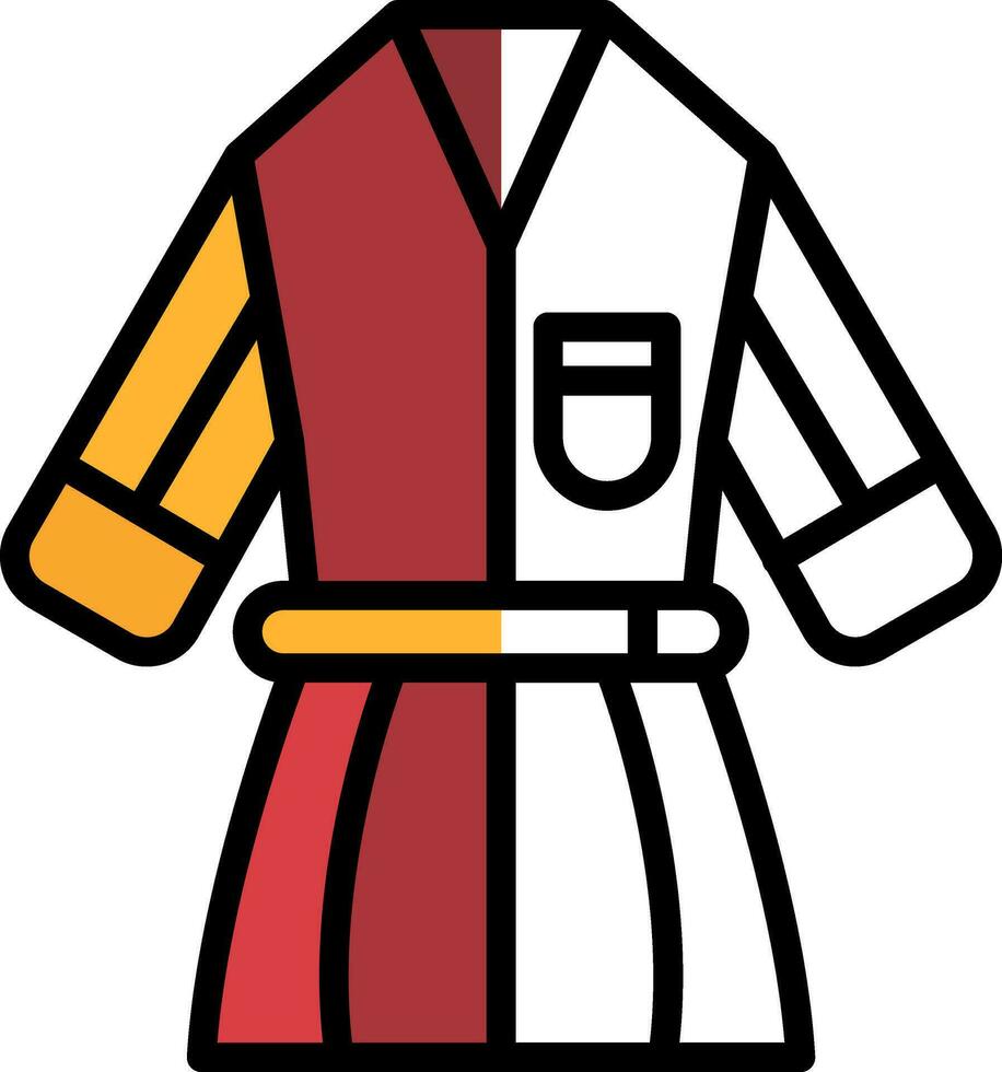 diseño de icono de vector de kimono