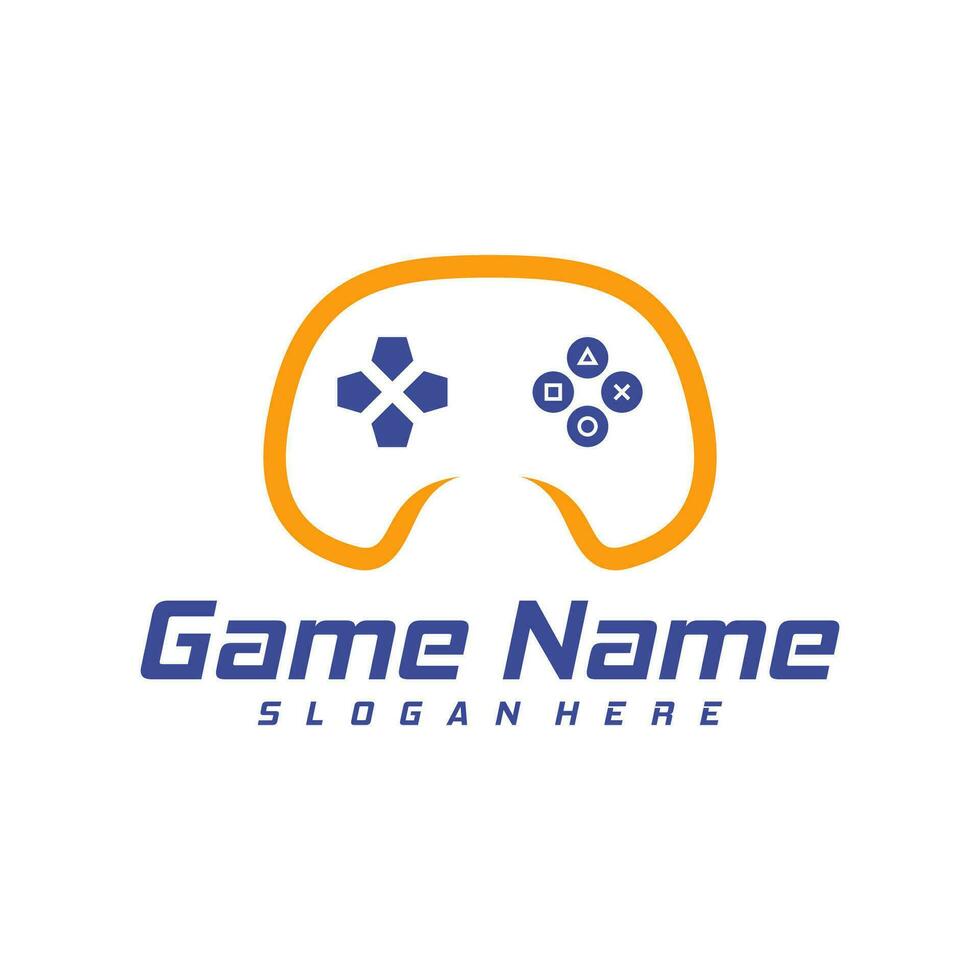 Gamepad logo design vector. Creative Joystick logo design template concept vector