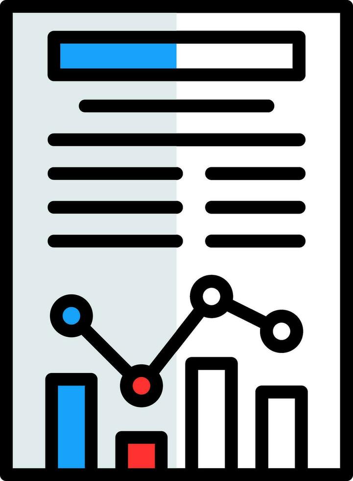 Statistics Vector Icon Design