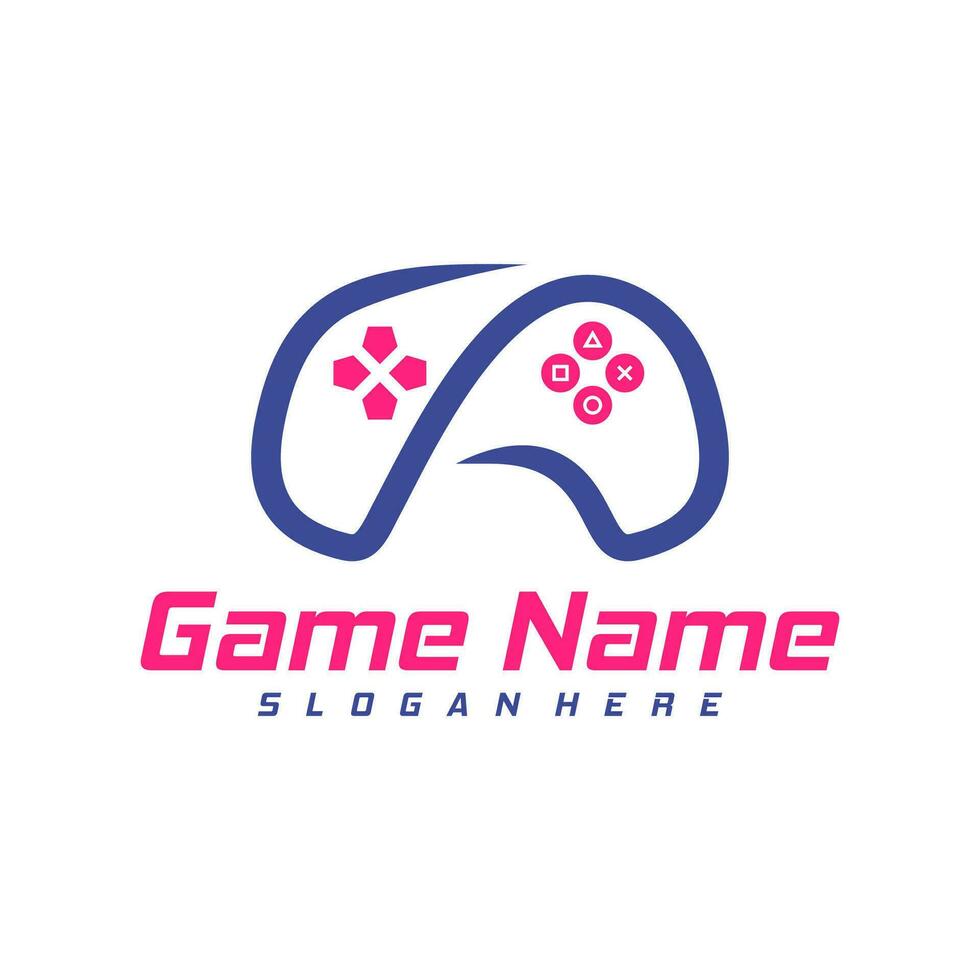 Infinity Gamepad logo design vector. Creative Joystick logo design template concept vector