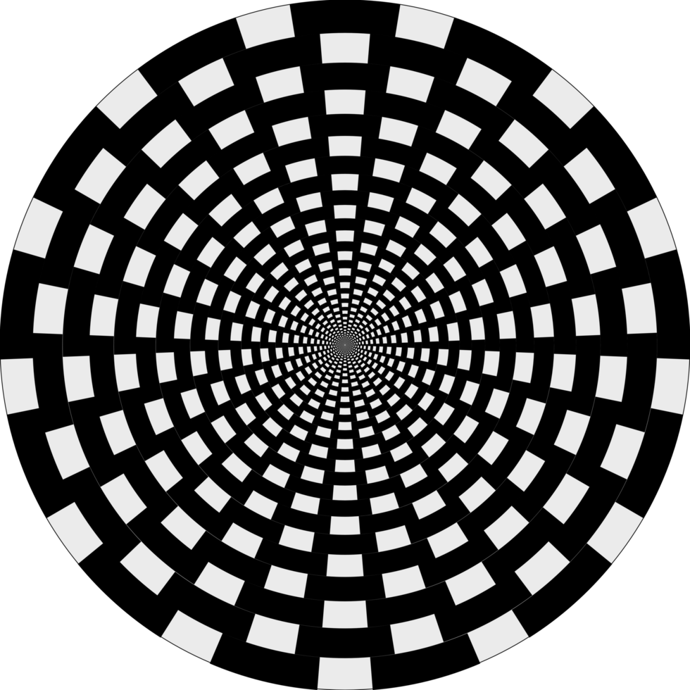 Background tunnel deep hole circle mysterious black and white png