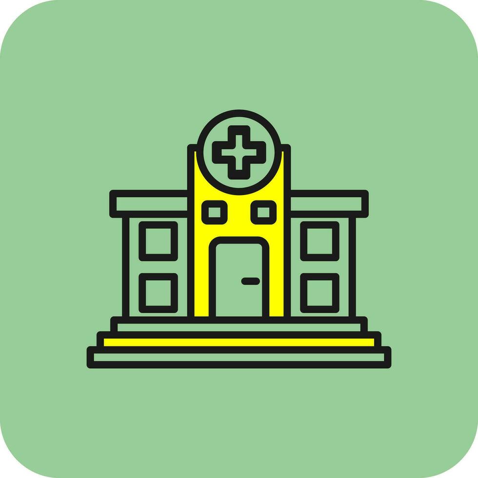 diseño de icono de vector de hospital