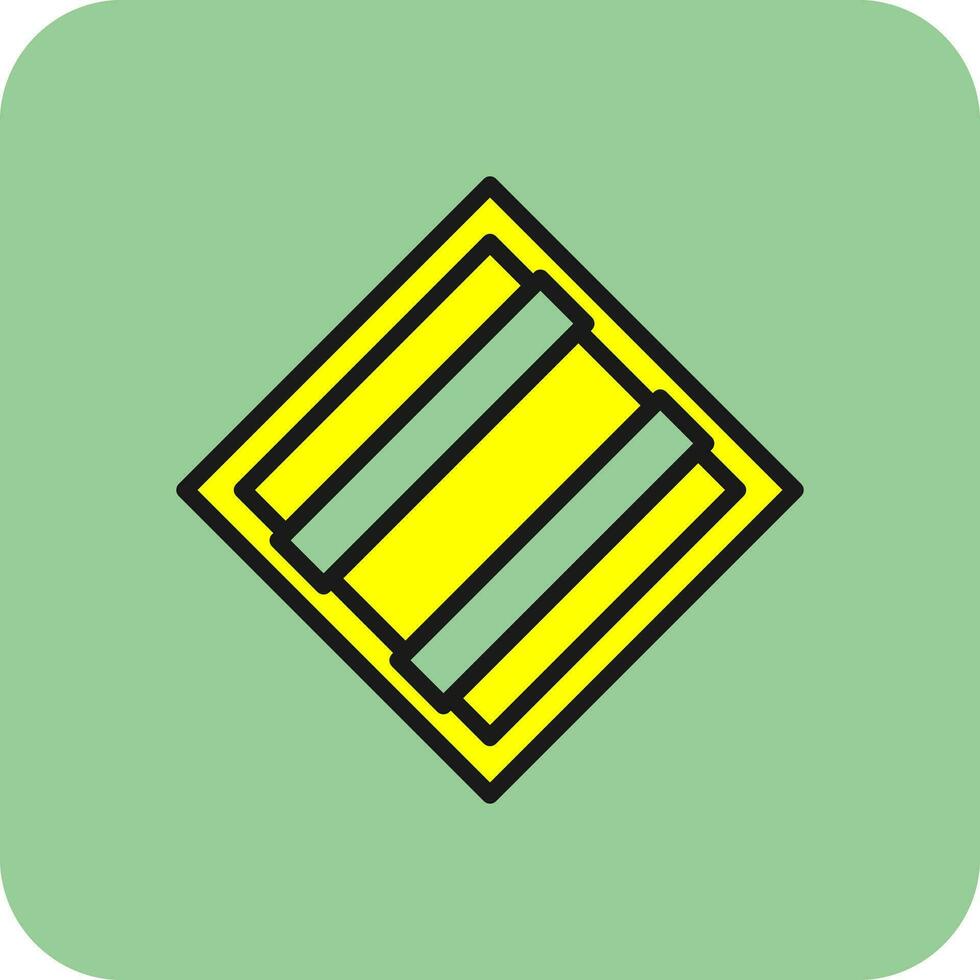 End Of Priority Vector Icon Design