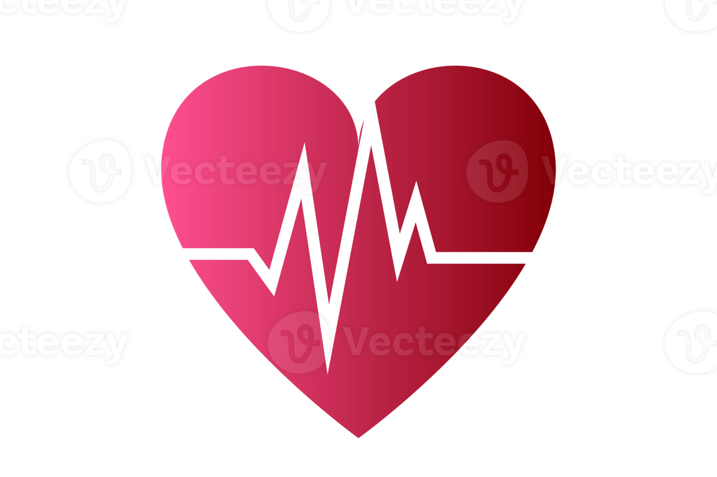 icon heart frequency isolate on transparent background PNG file