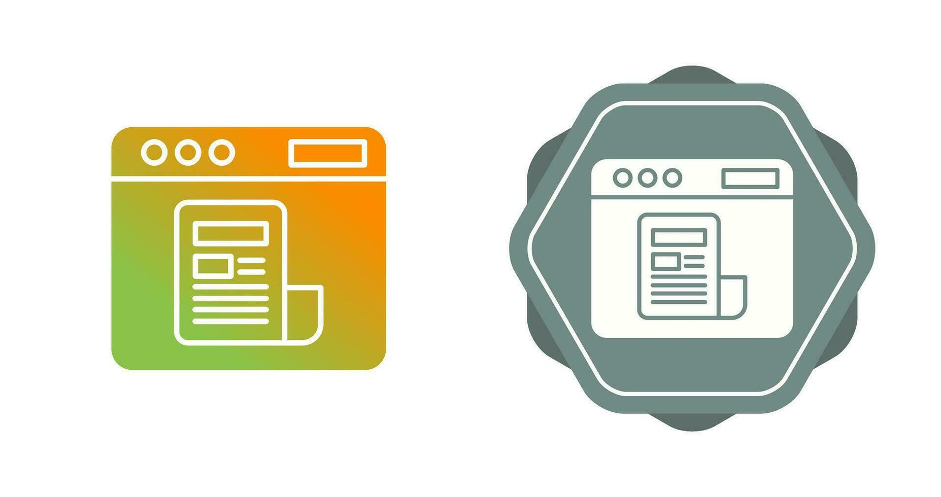 News Feed Vector Icon