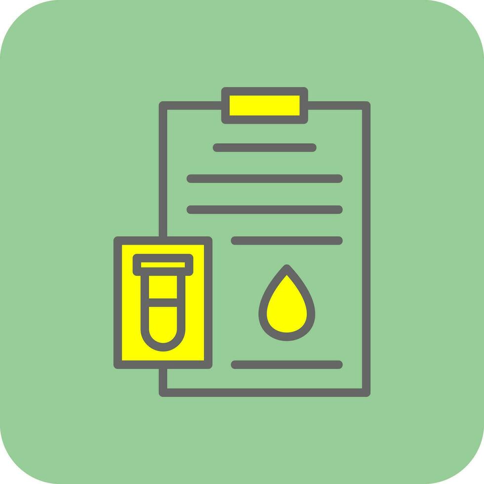 Blood Test Vector Icon Design