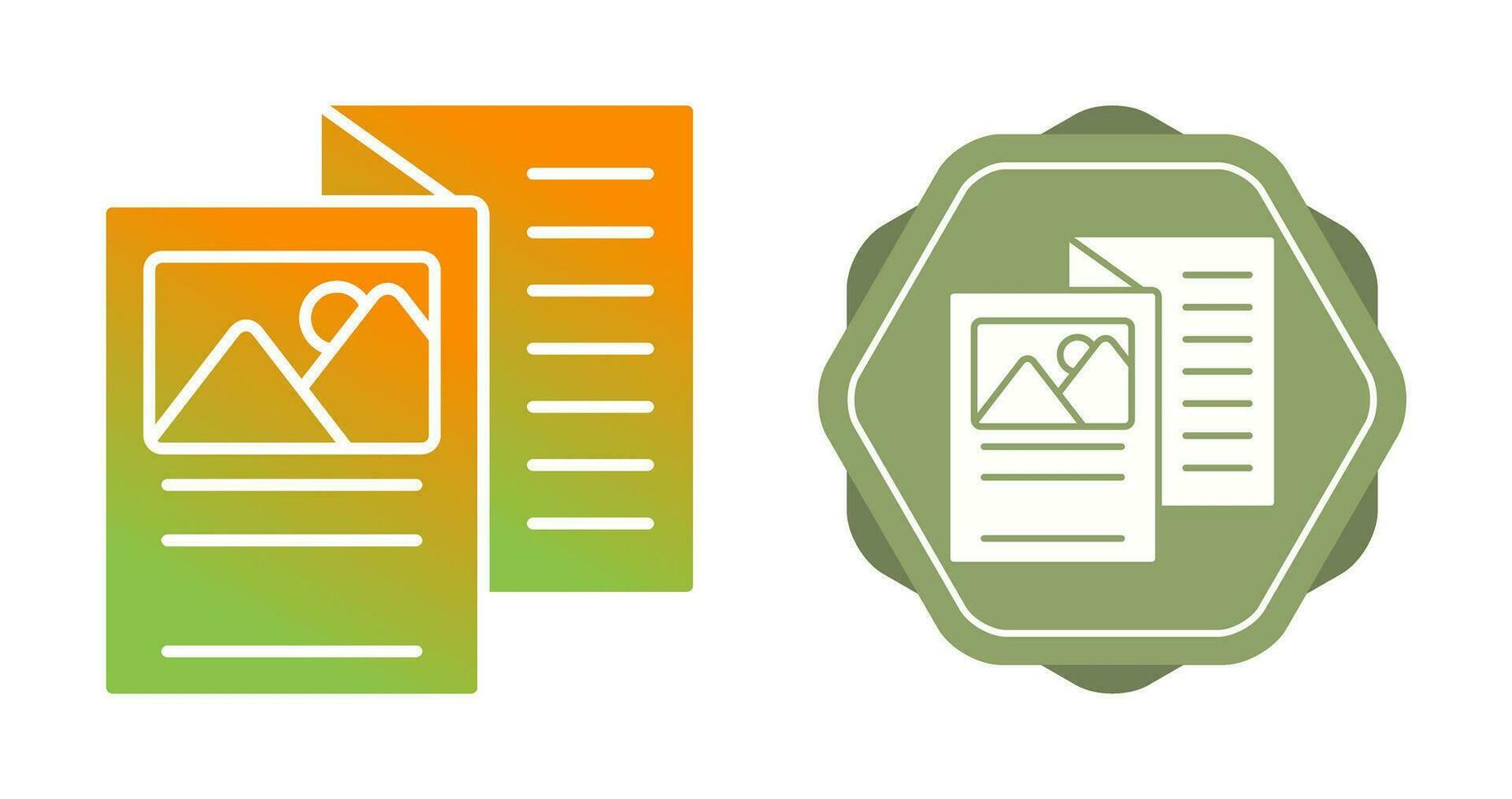Brochure Vector Icon