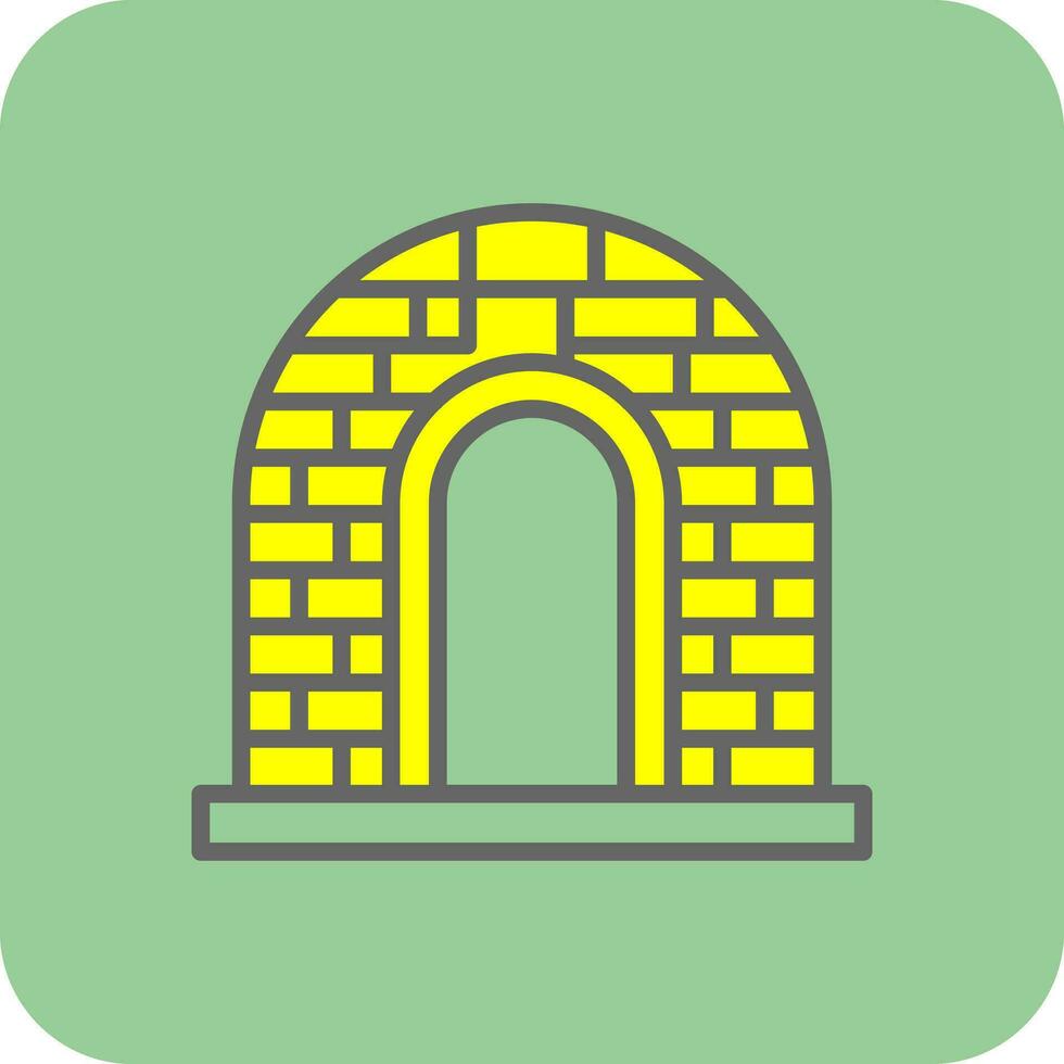Igloo Vector Icon Design