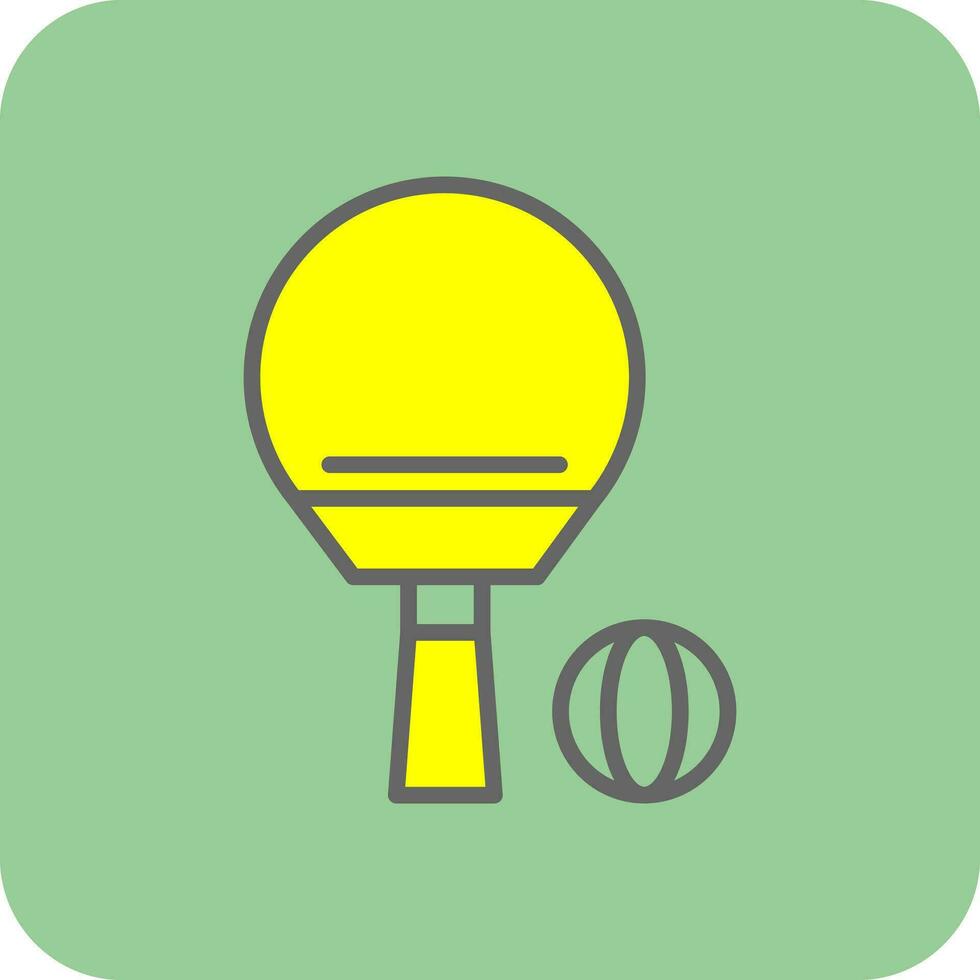 Ping Pong Vector Icon Design