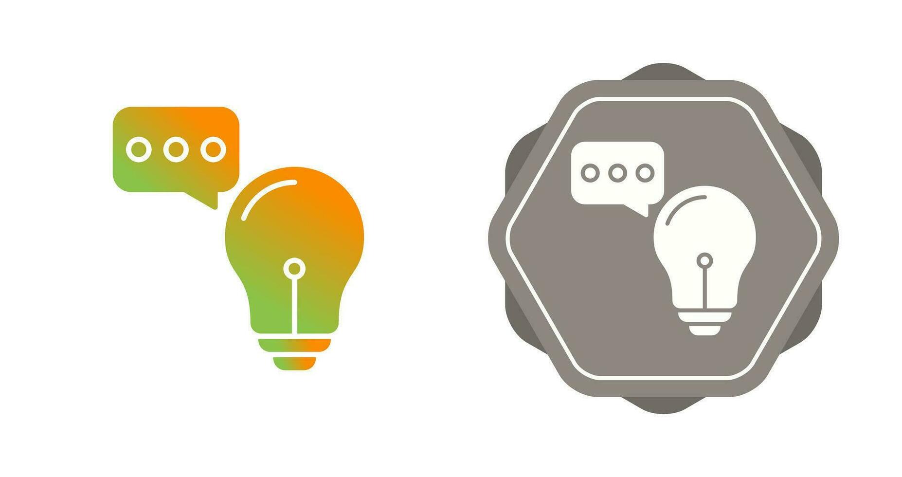 icono de vector de idea