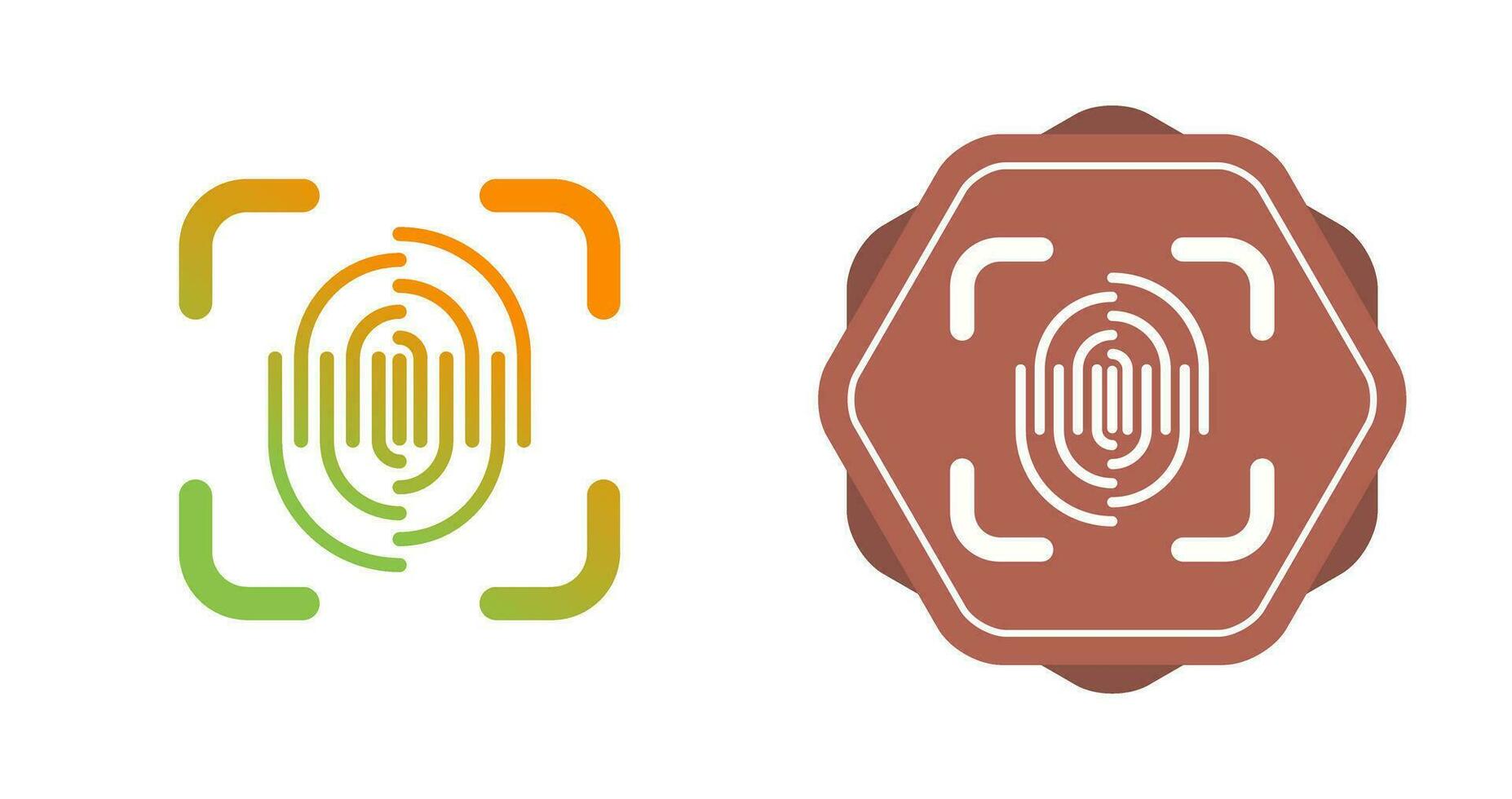 Fingerprint Vector Icon