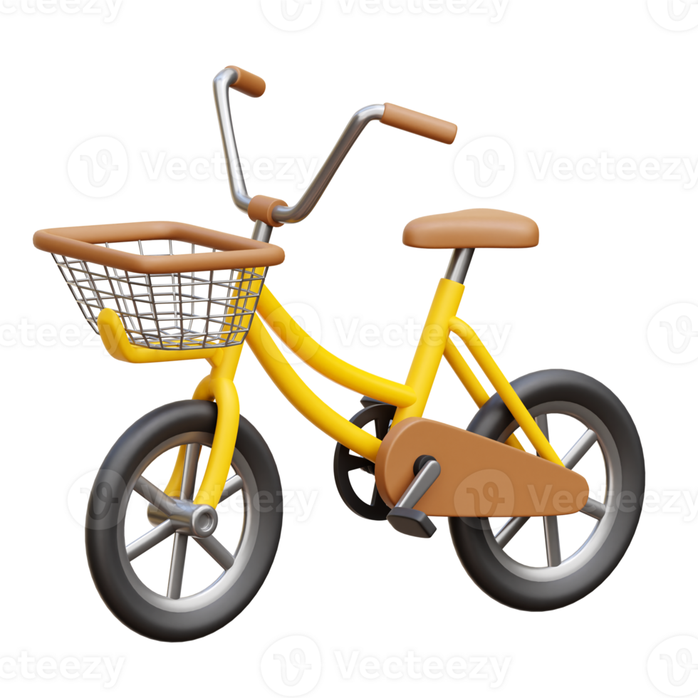 bicicletta 3d icona illustrazioni png