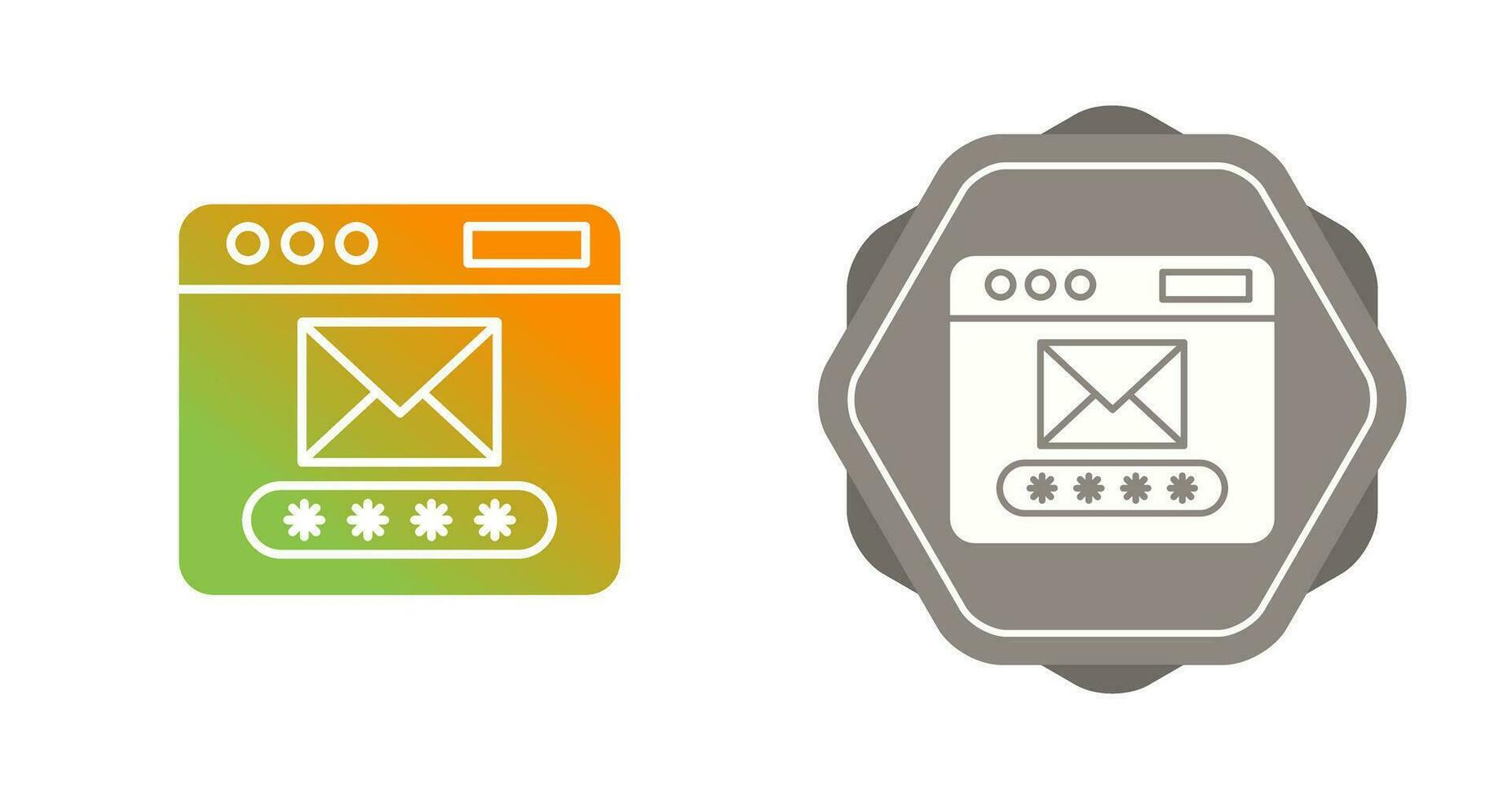 Mail Code Vector Icon