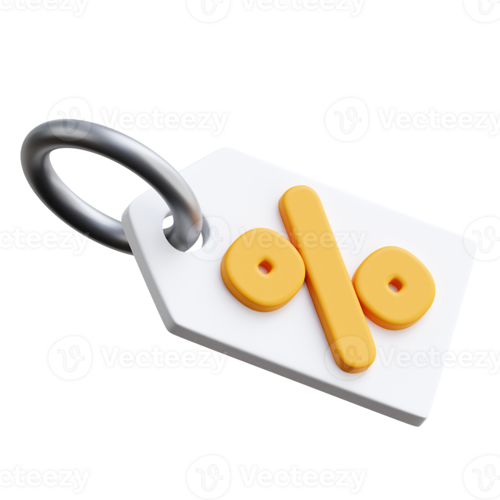 Discount Tag 3d Icon Illustrations png