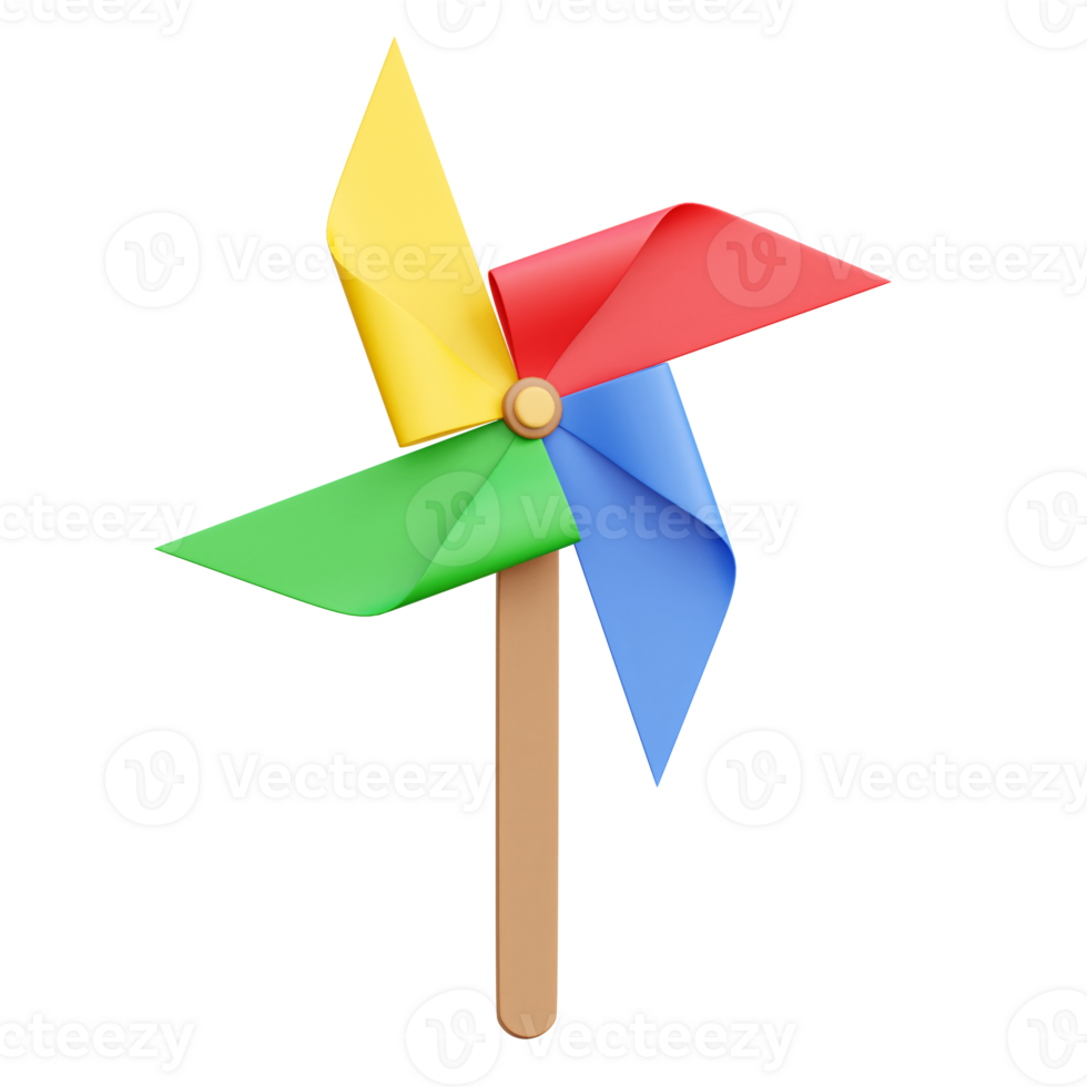 Pinwheel 3d Icon Illustrations png