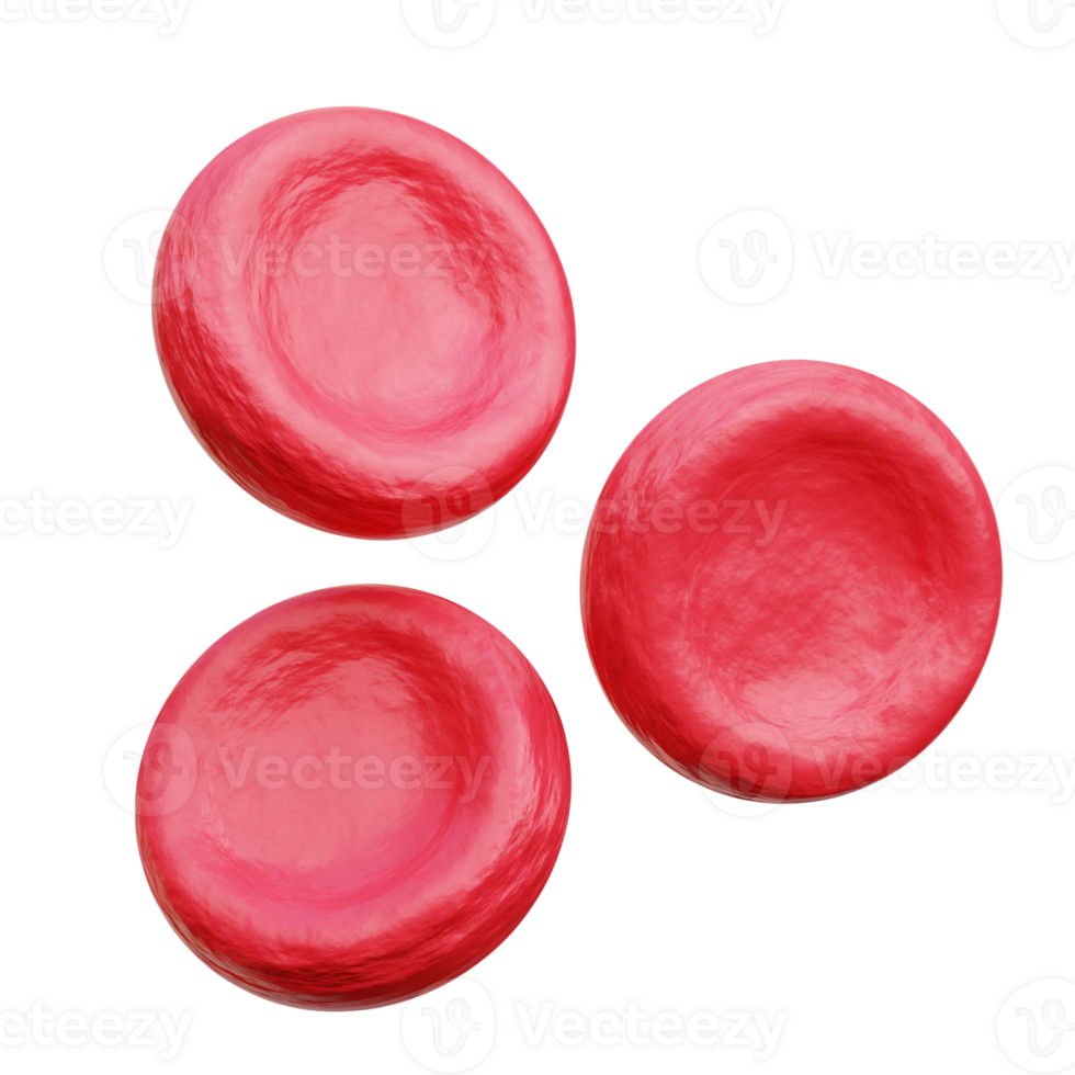 bloed cellen 3d icoon illustratie png