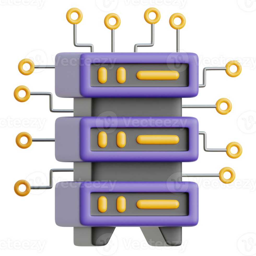 Big Data 3d Icon Illustrations png