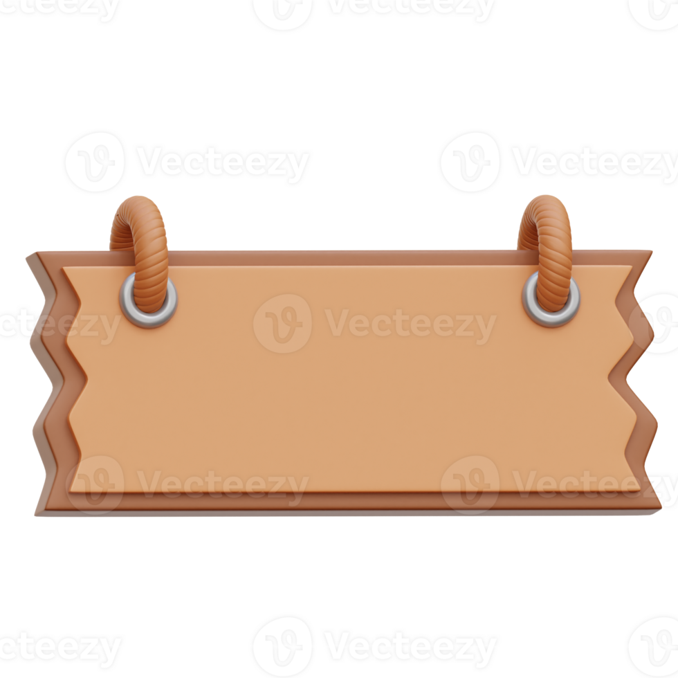 Sign Board 3d Icon Illustrations png