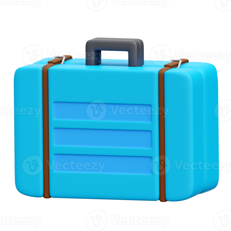 Travel Bag 3d Icon Illustrations png