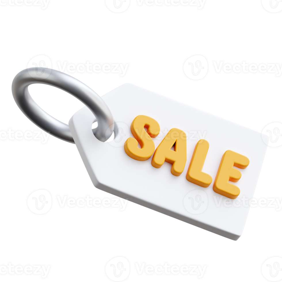 Sale Tag 3d Icon Illustrations png