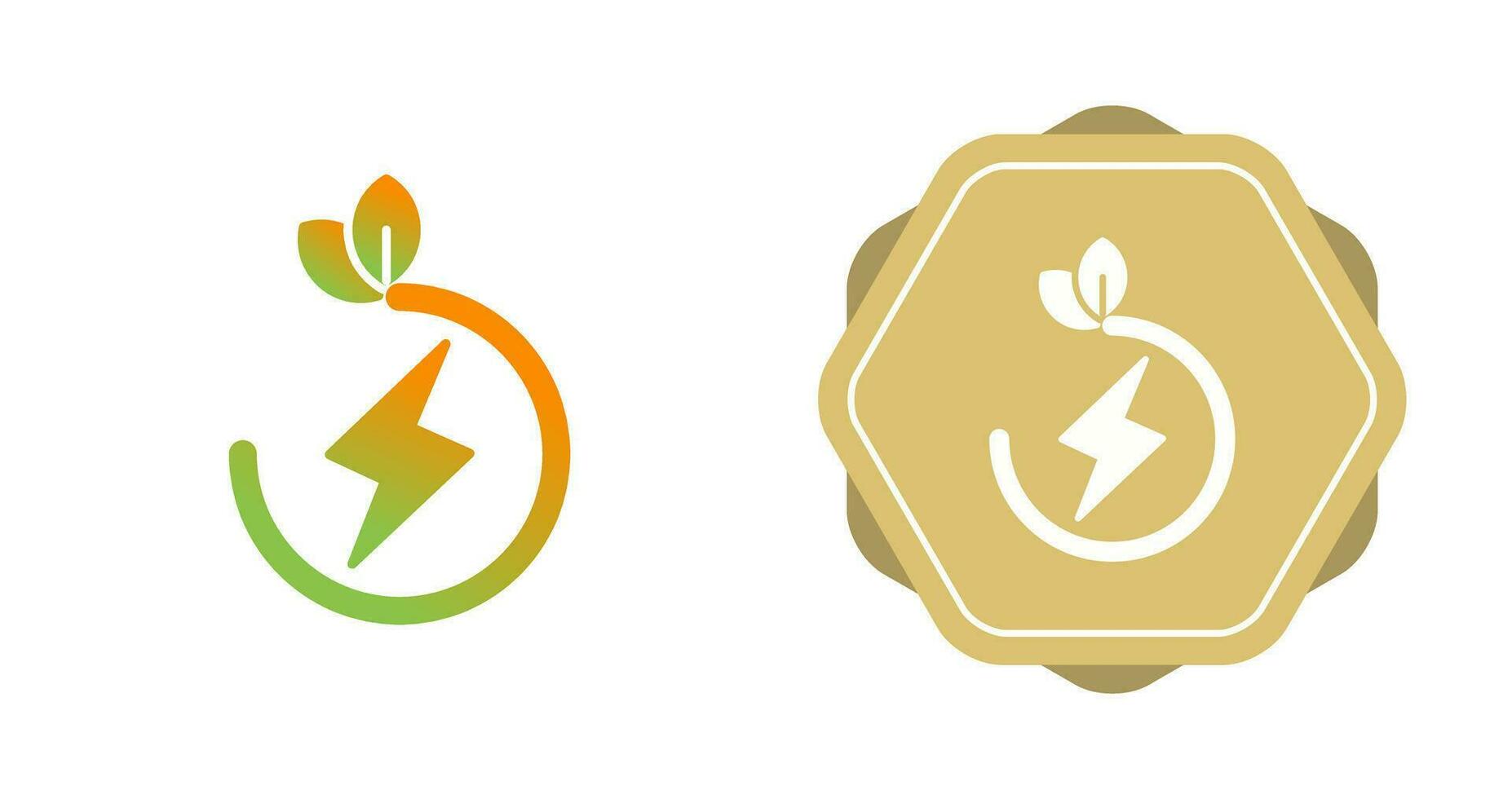 Eco Energy Vector Icon