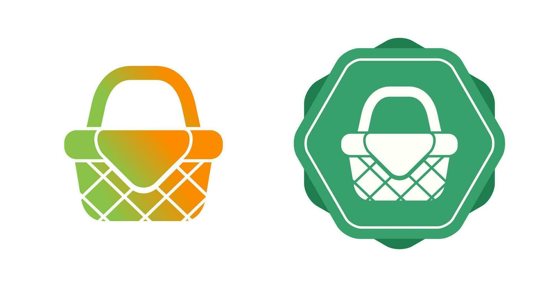 Picnic Basket Vector Icon